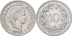 World Coins - Switzerland, 10 Rappen, 1895, Bern, Copper-nickel, , KM:27