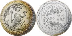 World Coins - France, 10 Euro, Pièce d'Histoire - Les Templiers, 2019, MDP, Silver,