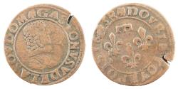 World Coins - Coin, FRENCH STATES, DOMBES, Gaston d'Orléans, Double Tournois, 1636