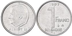 World Coins - Belgium, Albert II, Franc, 1997, Nickel Plated Iron, , KM:188