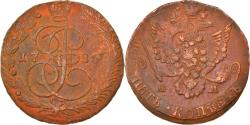 World Coins - Coin, Russia, Catherine II, 5 Kopeks, 1785, Ekaterinbourg, , Copper