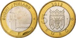 World Coins - Finland, 5 Euro, Turku Cathedral, 2013, Vantaa, Bi-Metallic, , KM:213