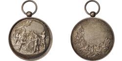World Coins - France, Medal, Sapeurs-pompiers de La Roche-Guyon, Politics, Society, War, XIXth