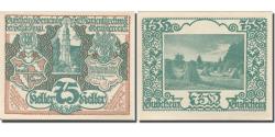 World Coins - Banknote, Austria, Schärding, 75 Heller, Eglise, UNC(63), Mehl:FS 910