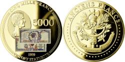 World Coins - France, Medal, Les Anciens Francs, billet de 5000 Francs Victoire,
