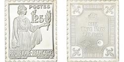 World Coins - France, Medal, Timbre, Type Paix, 1.25 Franc, 1983, Silver,