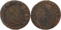 World Coins - France, Louis XIII, Double Tournois, 1630, Paris, Copper, , Gadoury:9a