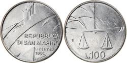 World Coins - Coin, San Marino, 100 Lire, 1990, Rome, , Steel, KM:254