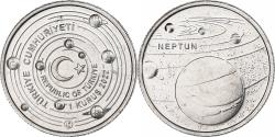 World Coins - Turkey, Kurus, Neptun, 2022, Istanbul, Aluminum,