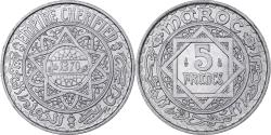 World Coins - Morocco, Mohammed V, 5 Francs, AH 1370/1951, Paris, Aluminum, , KM:48