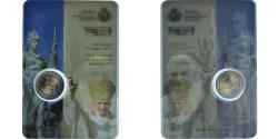 World Coins - San Marino, 2 Euro, Visita Pastorale del Santo Padre Benedetto XVI, 2011, Rome