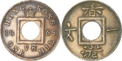 World Coins - Hong Kong, Victoria, Mil, 1865, without hyphen, , Bronze