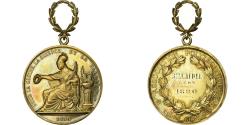 World Coins - France, Medal, Association Polytechnique, Cours Gratuits, 1890, , Vermeil