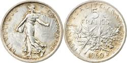 World Coins - Coin, France, Semeuse, 5 Francs, 1960, , Silver, KM:926, Gadoury:770