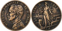 World Coins - Italy, Vittorio Emanuele III, 5 Centesimi, 1913, Rome, Bronze, , KM:42