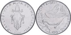 World Coins - Vatican, Paul VI, 100 Lire, 1977 / Anno XV, Rome, Stainless Steel,