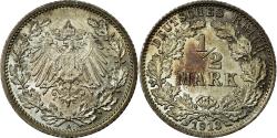 World Coins - Coin, GERMANY - EMPIRE, 1/2 Mark, 1913, Berlin, , Silver, KM:17