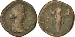 Ancient Coins - Coin, Faustina II, Sestertius, 156-161, Rome, , Copper, RIC:1638