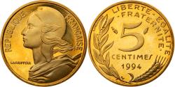 World Coins - Coin, France, Marianne, 5 Centimes, 1994, Paris, BE, , Aluminum-Bronze