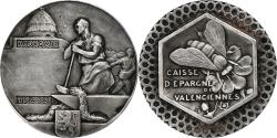 World Coins - France, Token, Caisse d'Epargne de Valenciennes, Silver,