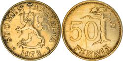 World Coins - Coin, Finland, 50 Penniä, 1973, , Aluminum-Bronze, KM:48