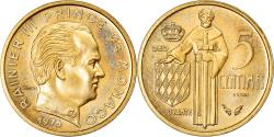 World Coins - Coin, Monaco, 5 Centimes, 1976, Paris, , Copper-Aluminum-Nickel, KM:E69