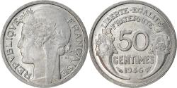 World Coins - Coin, France, Morlon, 50 Centimes, 1946, Paris, , Aluminum, KM:894.1a