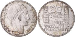 World Coins - Coin, France, Turin, 20 Francs, 1937, Paris, , Silver, KM:879
