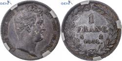 World Coins - France, Louis Philippe I, 1 Franc, 1831, Paris, Silver, GENI, , Gadoury:452