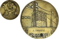 World Coins - France, Medal, Électricité de France et gaz de France, Dropsy,