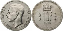 World Coins - Luxembourg, Jean, 10 Francs, 1974, Nickel, , KM:57