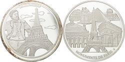 World Coins - France, Medal, Monuments de Paris, La Tour Eiffel, Arts & Culture,