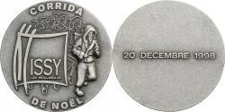 World Coins - France, Medal, Issy-les-Moulineaux, Corrida de Noël, Silvered bronze,