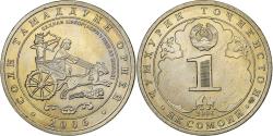 World Coins - Tajikistan, Somoni, 2006, St. Petersburg, Copper-Nickel-Zinc, , KM:12