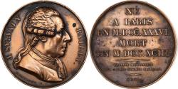 World Coins - France, Medal, J. Silvain Bailly, Maire de Paris, 1821, Bronze, Caqué