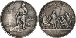 World Coins - France, Medal, Compagnie des Mines d'Anzin, n.d., Silver, Theunissen,
