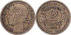 World Coins - France, 2 Francs, Morlon, 1935, Paris, Cupro-Aluminium, , Gadoury:535
