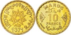 World Coins - Coin, Morocco, 10 Francs, 1952, Paris, , Aluminum-Bronze, KM:E41