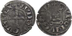 World Coins - France, Louis VIII-IX, Denier Tournois, 1223-1244, Billon,