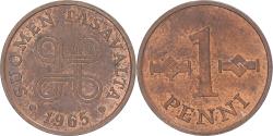 World Coins - Coin, Finland, Penni, 1965