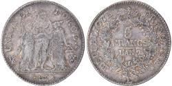 World Coins - Coin, France, Union et Force, 5 Francs, AN 7, Bayonne, , Silver