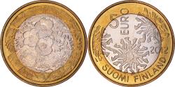 World Coins - Finland, 5 Euro, Nature nordique : La flore., 2012, Vantaa, , Bi-Metallic