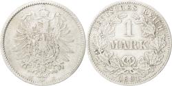 World Coins - Coin, GERMANY - EMPIRE, Wilhelm I, Mark, 1881, Hambourg, , Silver, KM:7