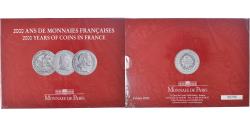 World Coins - France, Coffret 3x 5 Francs, 2000 Ans de Monnaies Françaises (2/3), 2000, BU