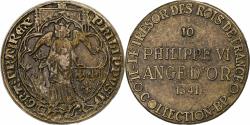World Coins - France, Token, Collection BP, Ange d'Or, Philippe VI, Copper,