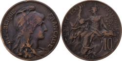 World Coins - France, 10 Centimes, Dupuis, 1908, Paris, Bronze, , Gadoury:277, KM:843