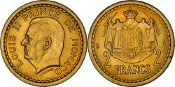 World Coins - Coin, Monaco, 2 Francs, 1943, Paris, , Cupro-Aluminium, Gadoury:134