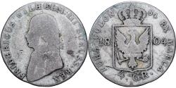 World Coins - German States, PRUSSIA, Friedrich Wilhelm III, 4 Groschen, 1804, Berlin, Silver