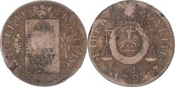 World Coins - Coin, France, Sol aux balances françoise, Sol, 1793, Strasbourg,