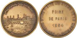 World Coins - France, Medal, Souvenir d'une visite au stand de la Monnaie, 1954, Foire de